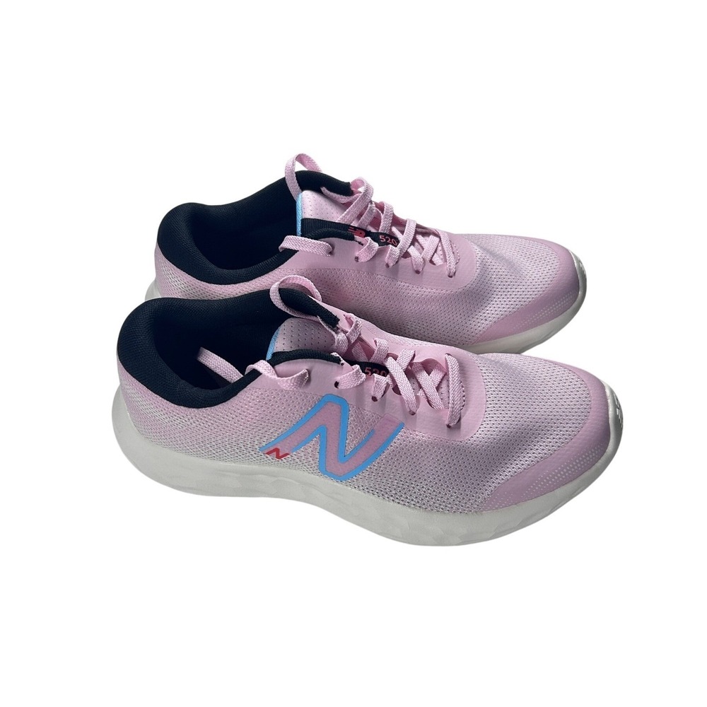 New Balance 520 V8 Pink Blue Mesh Running Sneakers GP520RS8 Kids Size 5.5 NWOB